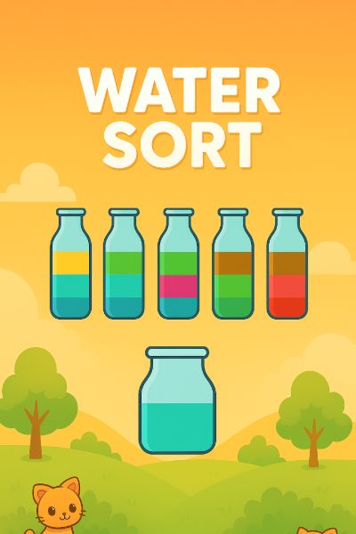 Cat Color Water Sort Puzzle screenshot