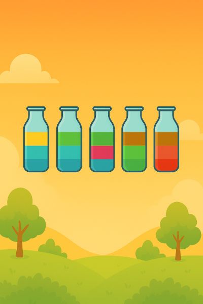Cat Color Water Sort Puzzle screenshot