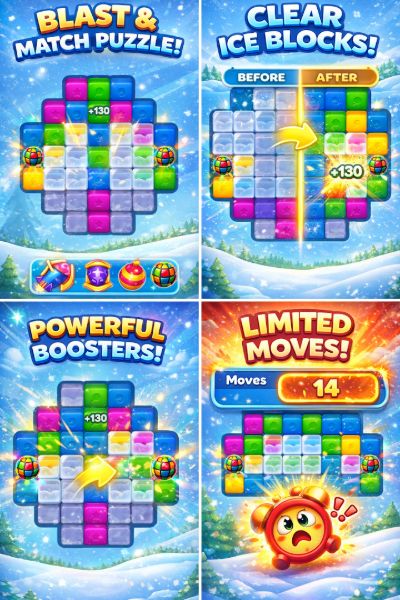 Winter Blast Puzzle screenshot