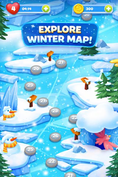 Winter Blast Puzzle screenshot