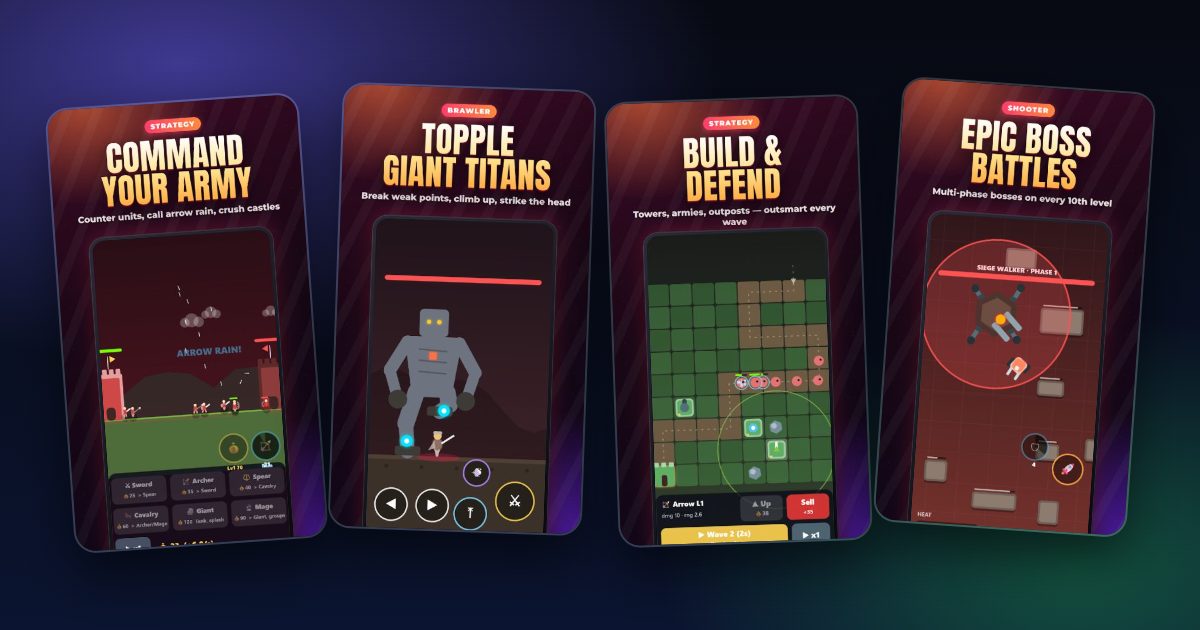100+ Offline Action Games in One App: A Tour of Action Advance — real screenshots