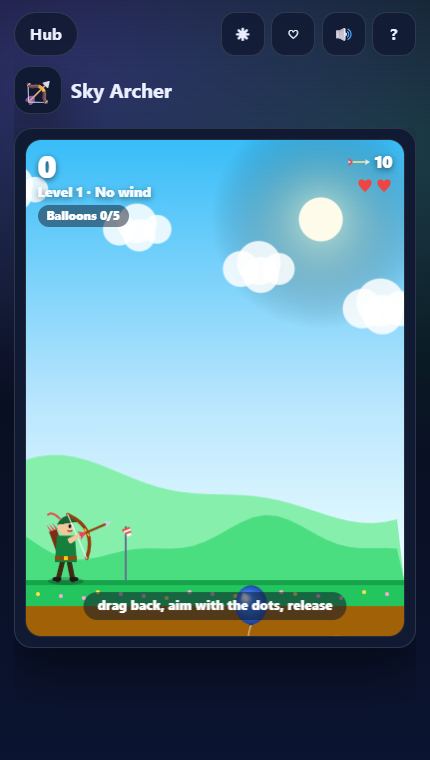 Sky Archer gameplay screenshot