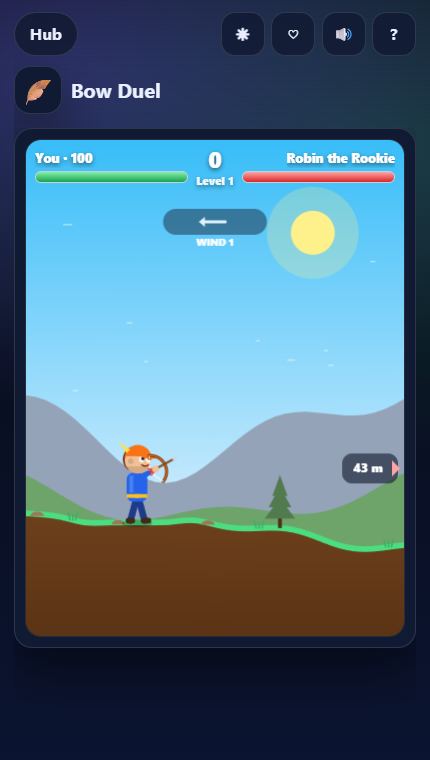 Bow Duel gameplay screenshot