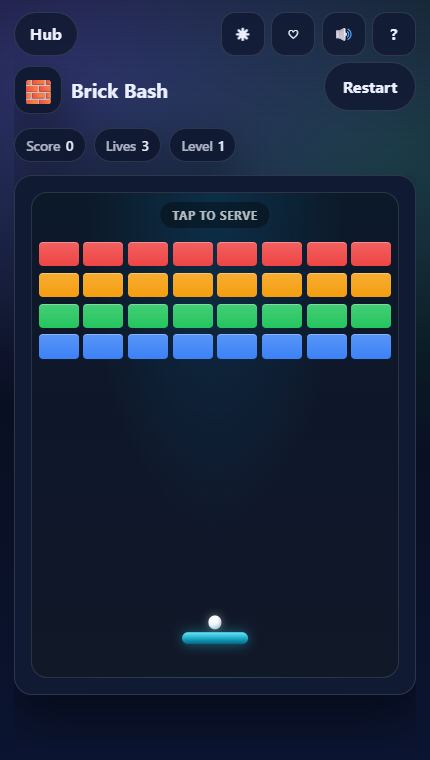 Brick Bash gameplay screenshot