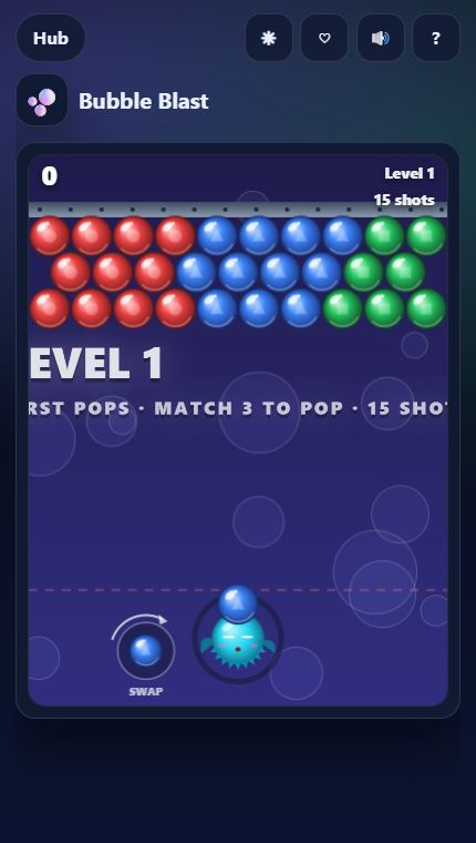 Bubble Blast gameplay screenshot