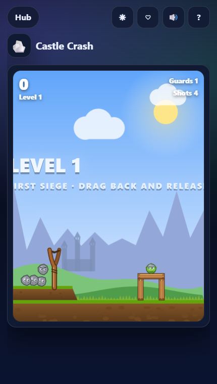 Castle Crash gameplay screenshot