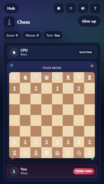 Chess gameplay screenshot