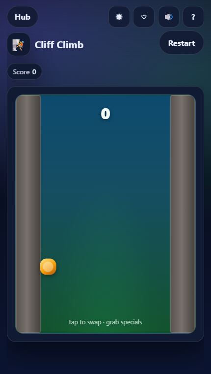 Cliff Climb gameplay screenshot
