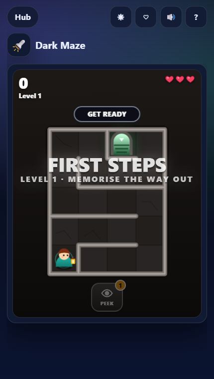 Dark Maze gameplay screenshot