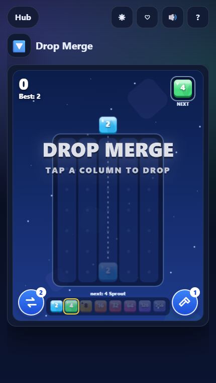 Drop Merge gameplay screenshot