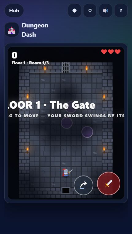 Dungeon Dash gameplay screenshot