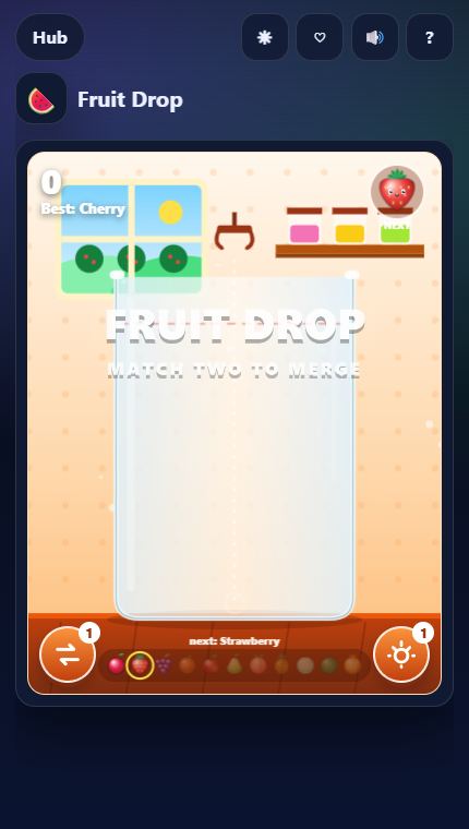 Fruit Drop gameplay screenshot