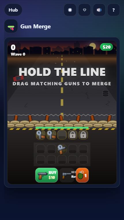 Gun Merge gameplay screenshot