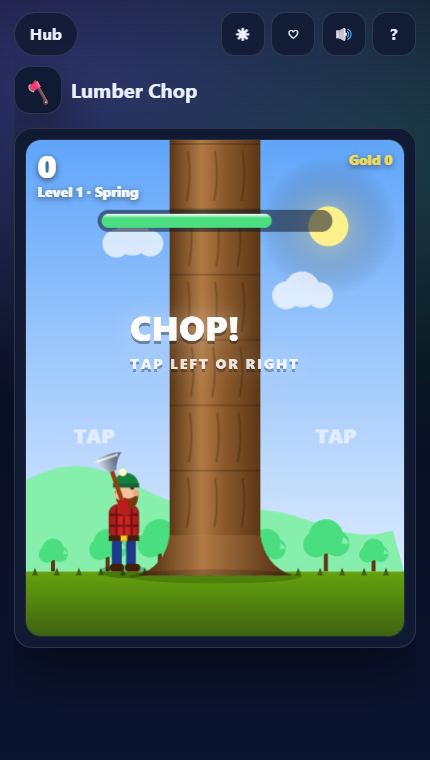 Lumber Chop gameplay screenshot