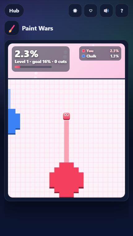 Paint Wars gameplay screenshot