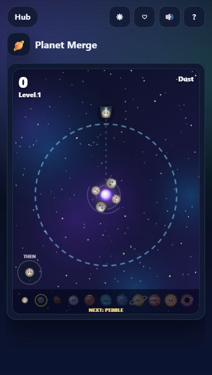 Planet Merge gameplay screenshot
