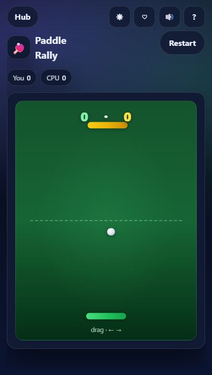 Paddle Rally gameplay screenshot