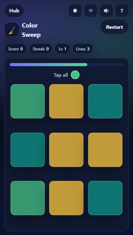 Color Sweep gameplay screenshot