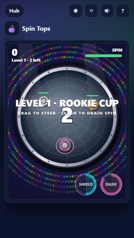 Spin Tops gameplay screenshot